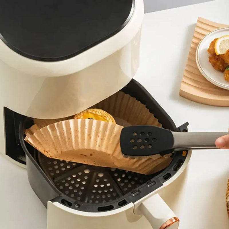 Forma de Papel Descartável para Air Fryer Antiaderente ideal para Cozinhar 100 peças - F7X Shop