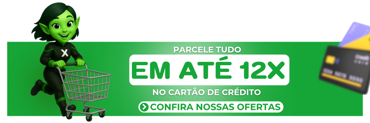 parcele tudo em até 12x no cartão de crédito na loja f7x shop