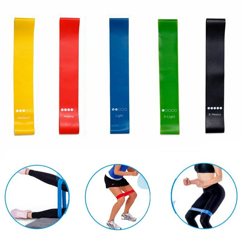 Kit 5 Faixas Elásticas Para Exercícios Multifuncional - F7X Shop