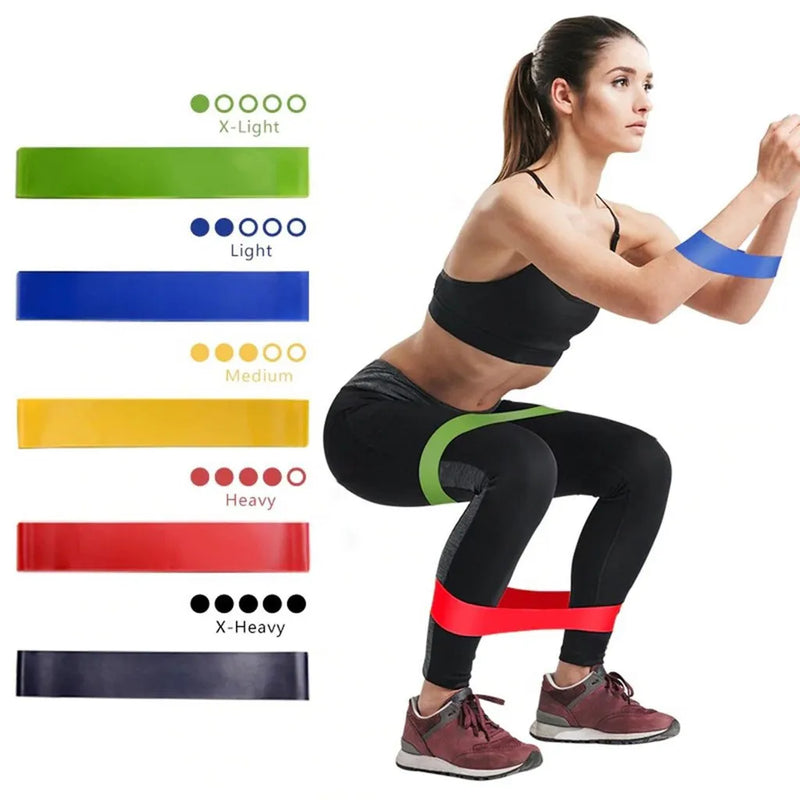 Kit 5 Faixas Elásticas Para Exercícios Multifuncional - F7X Shop