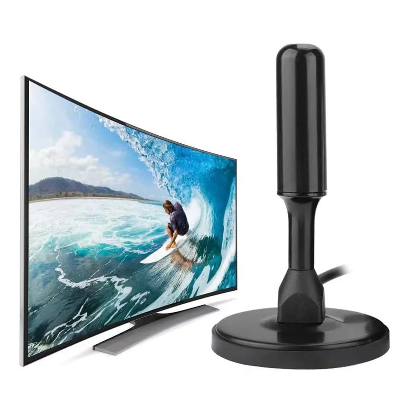 Antena Digital Para Televisão Com Cabo De 5 Metros e Base Magnética - F7X Shop