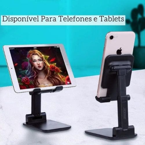 Suporte para Celular e Tablet Dobrável Portátil Ajustável