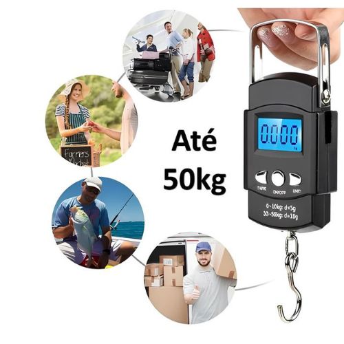 Balança Digital de Mão Para Até 50kg