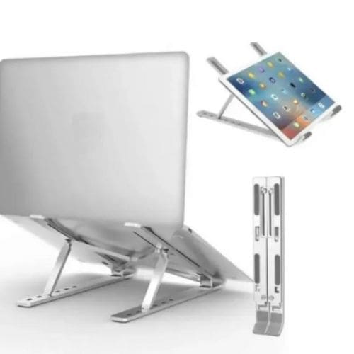 Suporte para Notebook com Base Regulável Plástico Premium Home Office