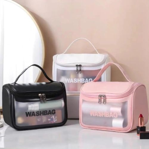 Bolsa Necessaire Transparente Impermeável WashBag - F7X Shop