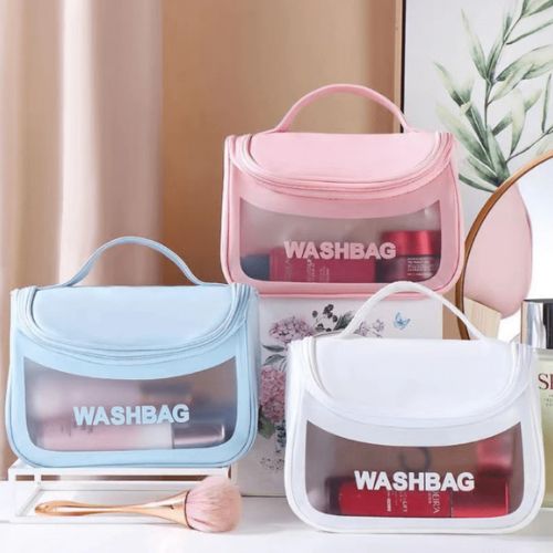 Bolsa Necessaire Transparente Impermeável WashBag - F7X Shop