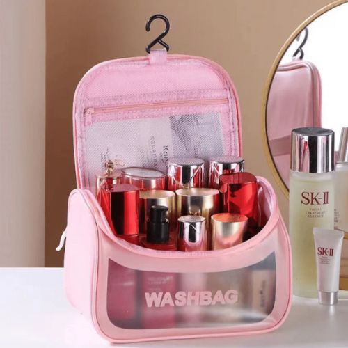 Bolsa Necessaire Transparente Impermeável WashBag - F7X Shop