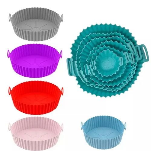 Kit de 6 Capas Protetoras de Silicone para AirFryer Mais Praticidade e Durabilidade na Cozinha!