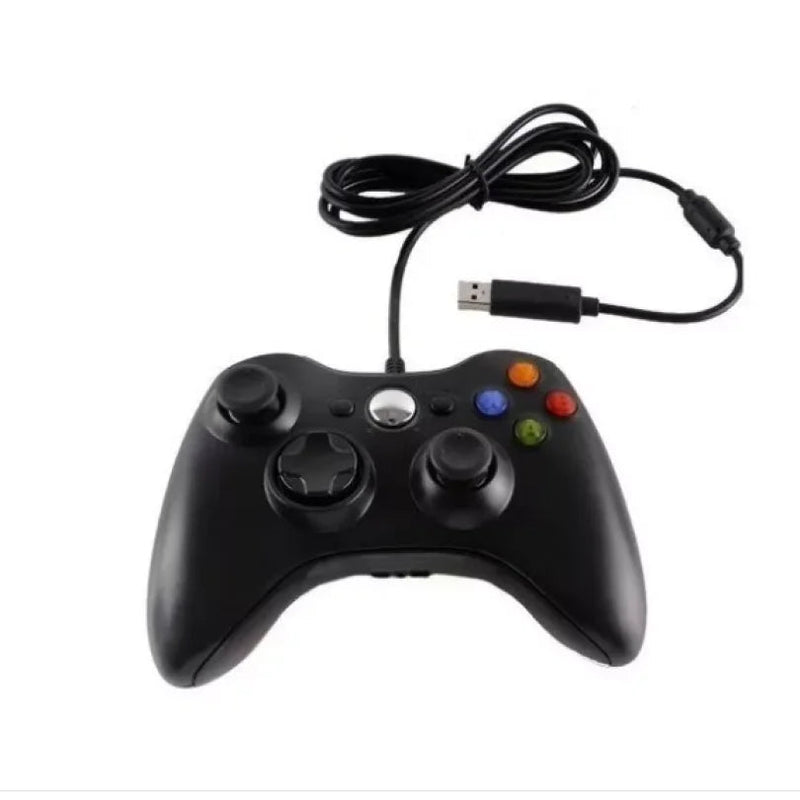 Controle Com Fio Compatível Para Xbox 360 e PC 2 em 1 - F7X Shop