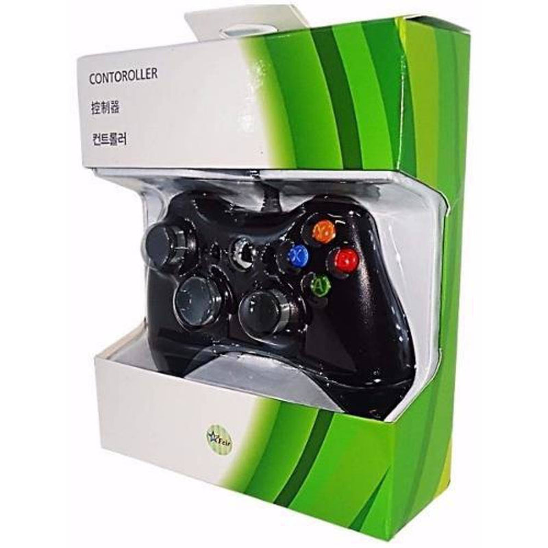 Controle Com Fio Compatível Para Xbox 360 e PC 2 em 1 - F7X Shop