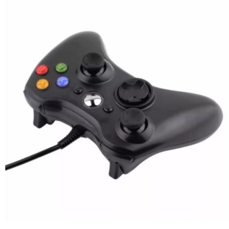 Controle Com Fio Compatível Para Xbox 360 e PC 2 em 1 - F7X Shop