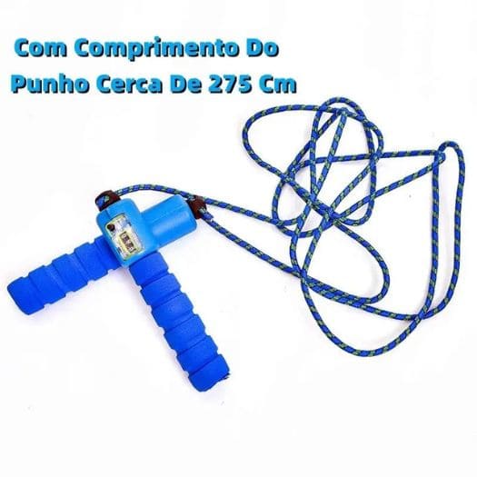 Corda de Pular com Rolamento e Contador para Crossfit Fitness Profissional - F7X Shop