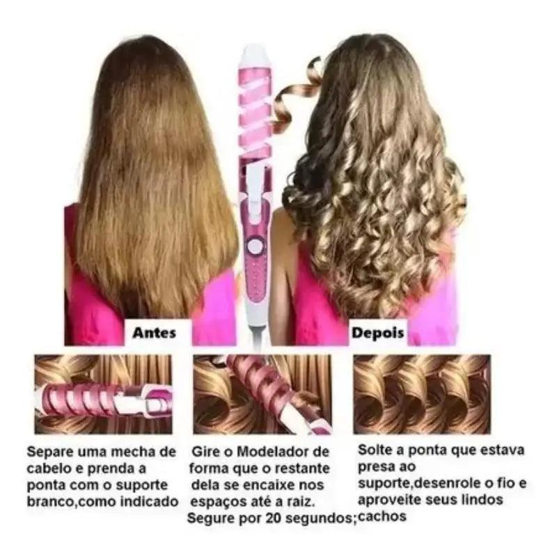 Modelador De Cachos De Cabelo Profissional - F7X Shop