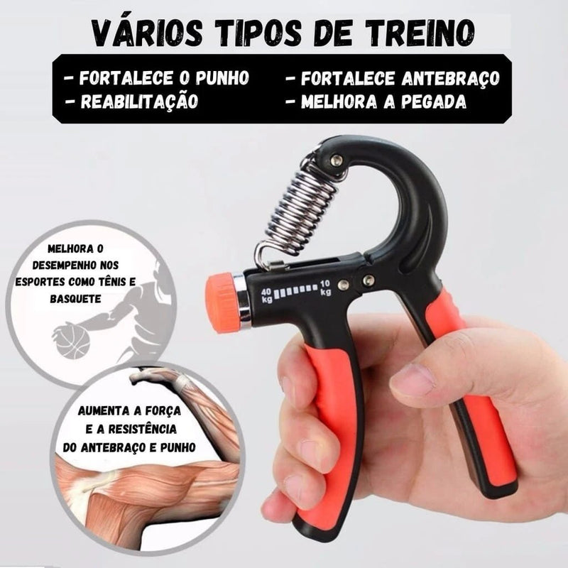 Equipamento de Ginástica para Mão com Ajuste 5kg A 60kg Fisioterapia Anti - braço - F7X Shop