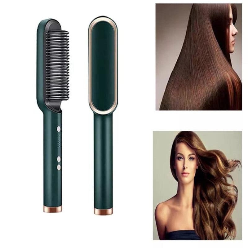 Escova Secadora e Modeladora de Cabelo Elétrica 2 em 1 bivolt - F7X Shop