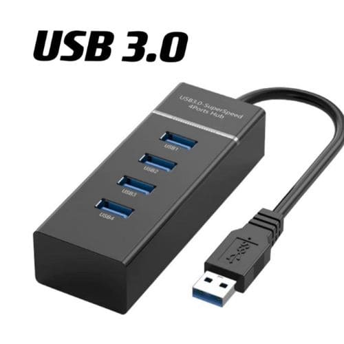 Hub USB 3.0 4 portas Expansor Rápido 5 Gbps Alta Velocidade Alta Resistência