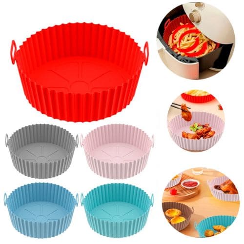 Kit de 6 Capas Protetoras de Silicone para AirFryer Mais Praticidade e Durabilidade na Cozinha!