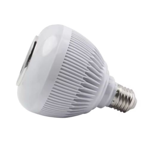 Lâmpada Led Bluetooth com Alto - Falante e Controle Remoto: Música e Cores em um Só Produto - F7X Shop