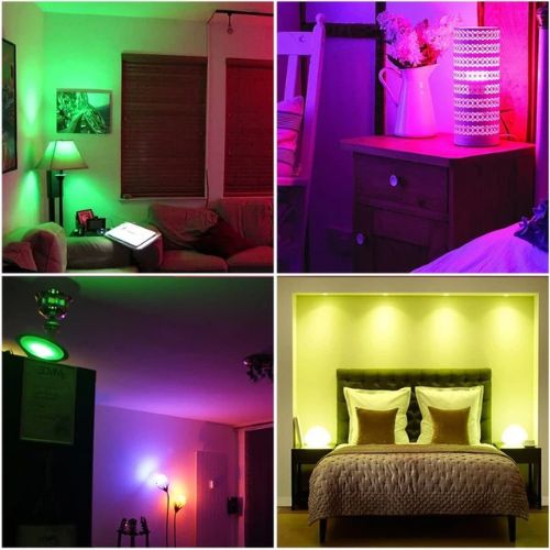 Lâmpada Led Bluetooth com Alto - Falante e Controle Remoto: Música e Cores em um Só Produto - F7X Shop