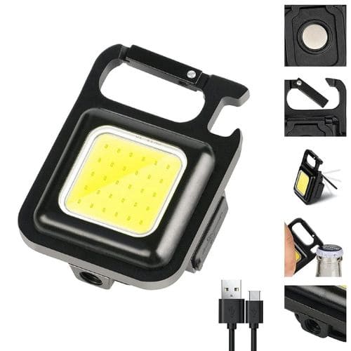 Mini Lanterna Led Multifuncional Chaveiro Pingente Luz