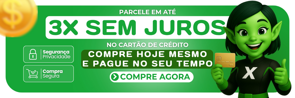 parcelamento em 3x sem juros na loja f7x shop
