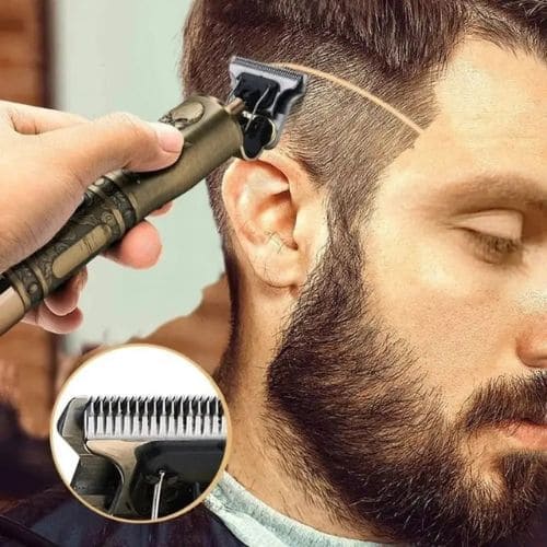 Máquina de Cortar Cabelo e Barba Recarregável USB Dragon Vintage Original