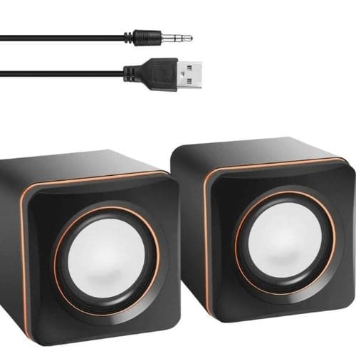 Mini Caixa de Som Speaker para Notebook e PC USB 2.0