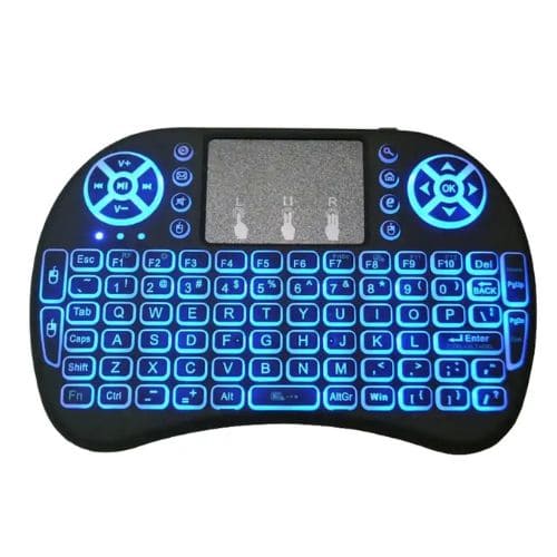 Mini Teclado USB Wireless com Touchpad para TV