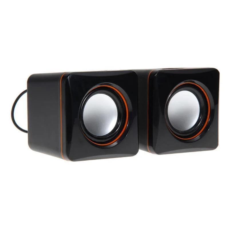 Mini Caixa de Som Speaker para Notebook e PC, USB 2.0 - F7X Shop