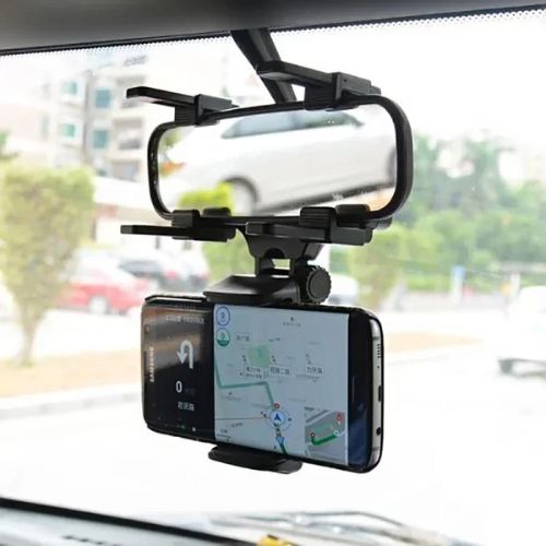 Suporte Celular Veicular Automotivo Encaixe no Retrovisor Carro Caminhão GPS 360°