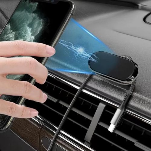 Suporte com Imã Magnético para Painel de Carro Discreto GPS Celulares