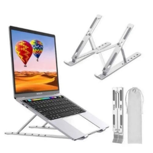 Suporte para Notebook com Base Regulável Plástico Premium Home Office