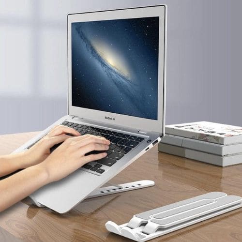 Suporte para Notebook com Base Regulável Plástico Premium Home Office