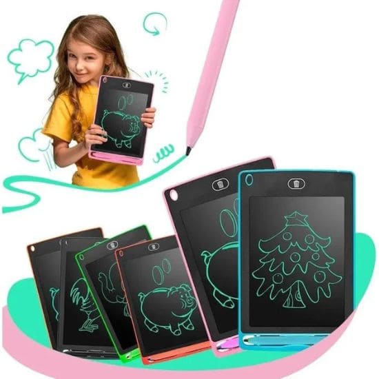 Tablet Infantil Lousa Mágica Tela LCD 8.5" para Escrever Desenhar Pintar