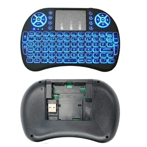 Mini Teclado USB Wireless com Touchpad para TV