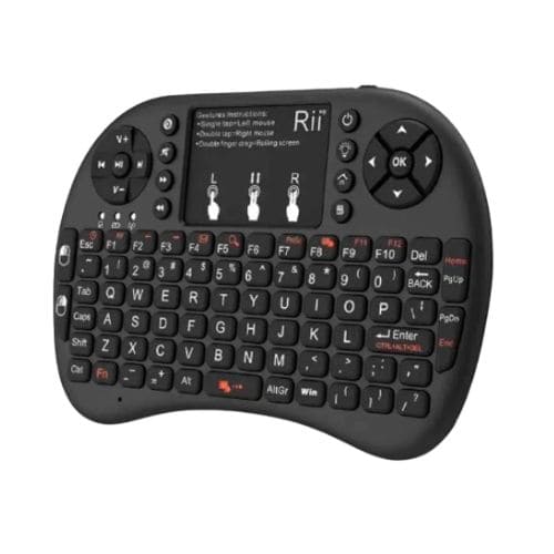 Mini Teclado USB Wireless com Touchpad para TV