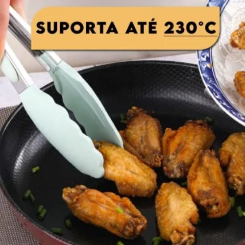 Kit Completo Utensílios de Cozinha em Silicone 12 Peças Antirriscos e Resistentes ao Calor