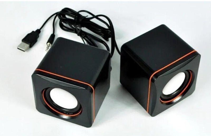 Mini Caixa de Som Speaker para Notebook e PC, USB 2.0 - F7X Shop