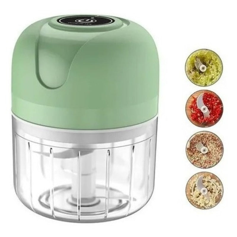 Mini Processador Elétrico Moedor de Alimentos Portátil - F7X Shop