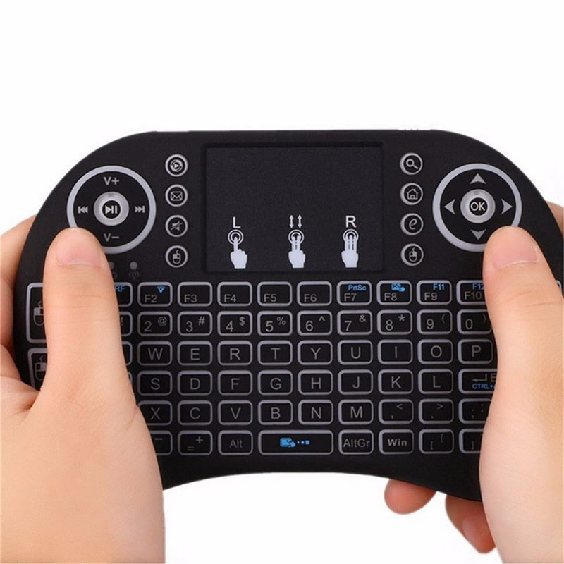 Mini Teclado USB com Touchpad para TV - F7X Shop