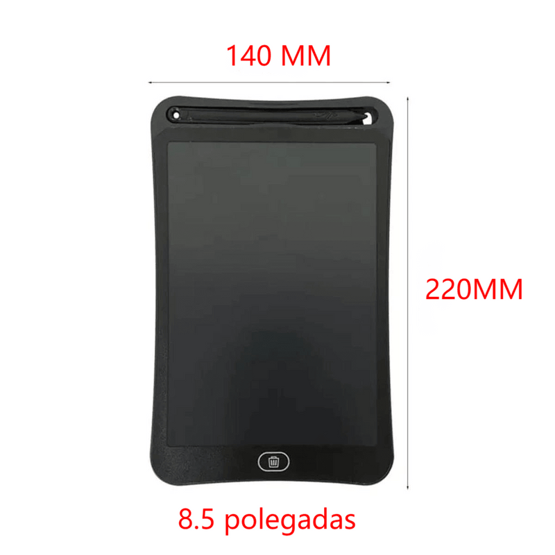 Tablet Infantil Lousa Mágica Tela LCD 8.5" para Escrever Desenhar Pintar - F7X Shop