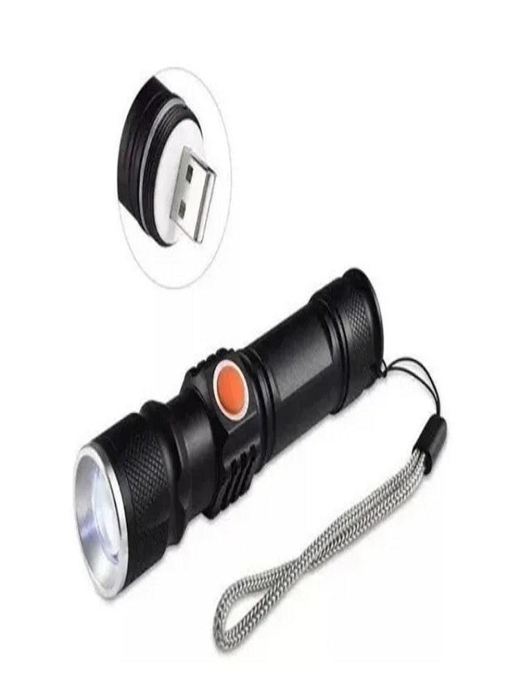 Lanterna Profissional Led USB Recarregável - F7X Shop